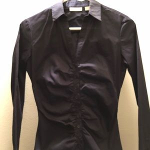 New York & Company Dress Button Down Shirt